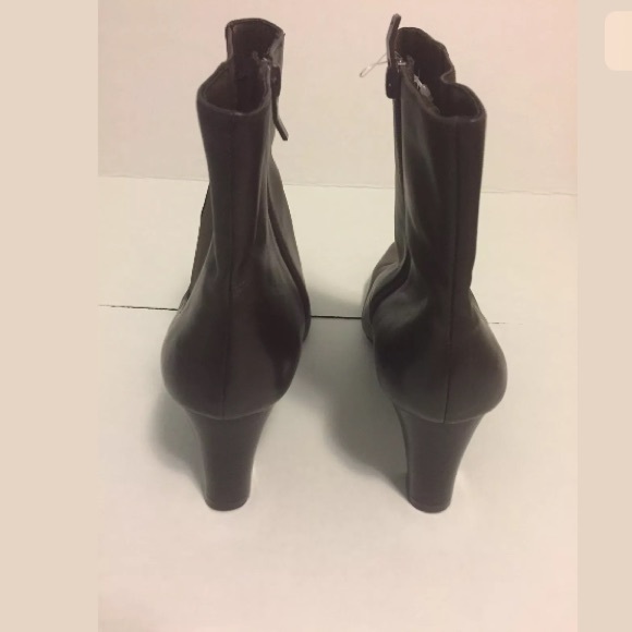Vintage Leather Prediction brown pointed ankle boots 9.5 - Picture 6 of 8